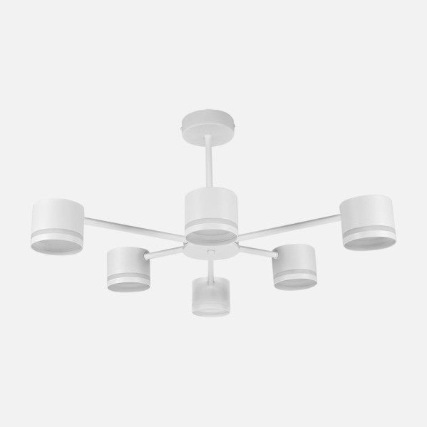 Lámpara de Techo Ortiga 4 Luces LED Fabrilamp - 30x59x56 cm, Blanco | Fabrilamp / Abrila · Ref. 253656001