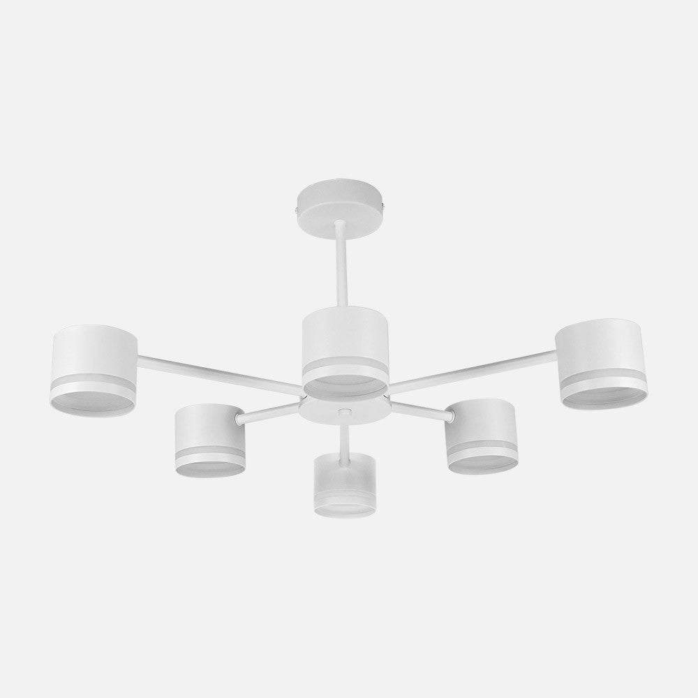 Lámpara Ortiga 6 Luces Blanca Fabrilamp / Abrila 253656001