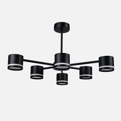 Lámpara de techo Ortiga Fabrilamp / Abrila negra, ref. 253656009