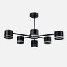 Lámpara de techo Ortiga Fabrilamp / Abrila negra, ref. 253656009