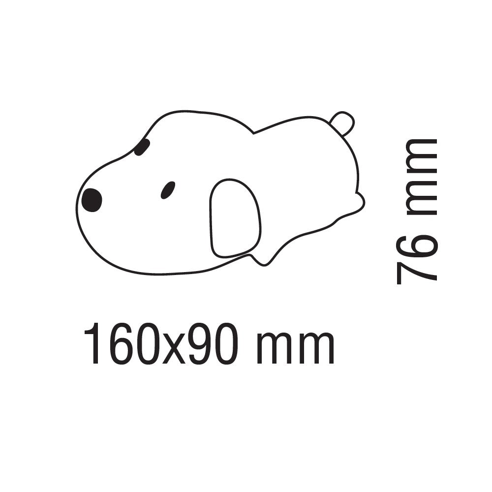 Lámpara quitamiedos con forma de perrito ideal para dormitorio infantil