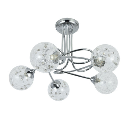 Lámpara colgante Rio De Janeiro Fabrilamp / Abrila 154155020 de 5 luces