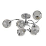 Lámpara de techo STANLEY Fabrilamp / Abrila, 6 luces cromo, referencia 153256020