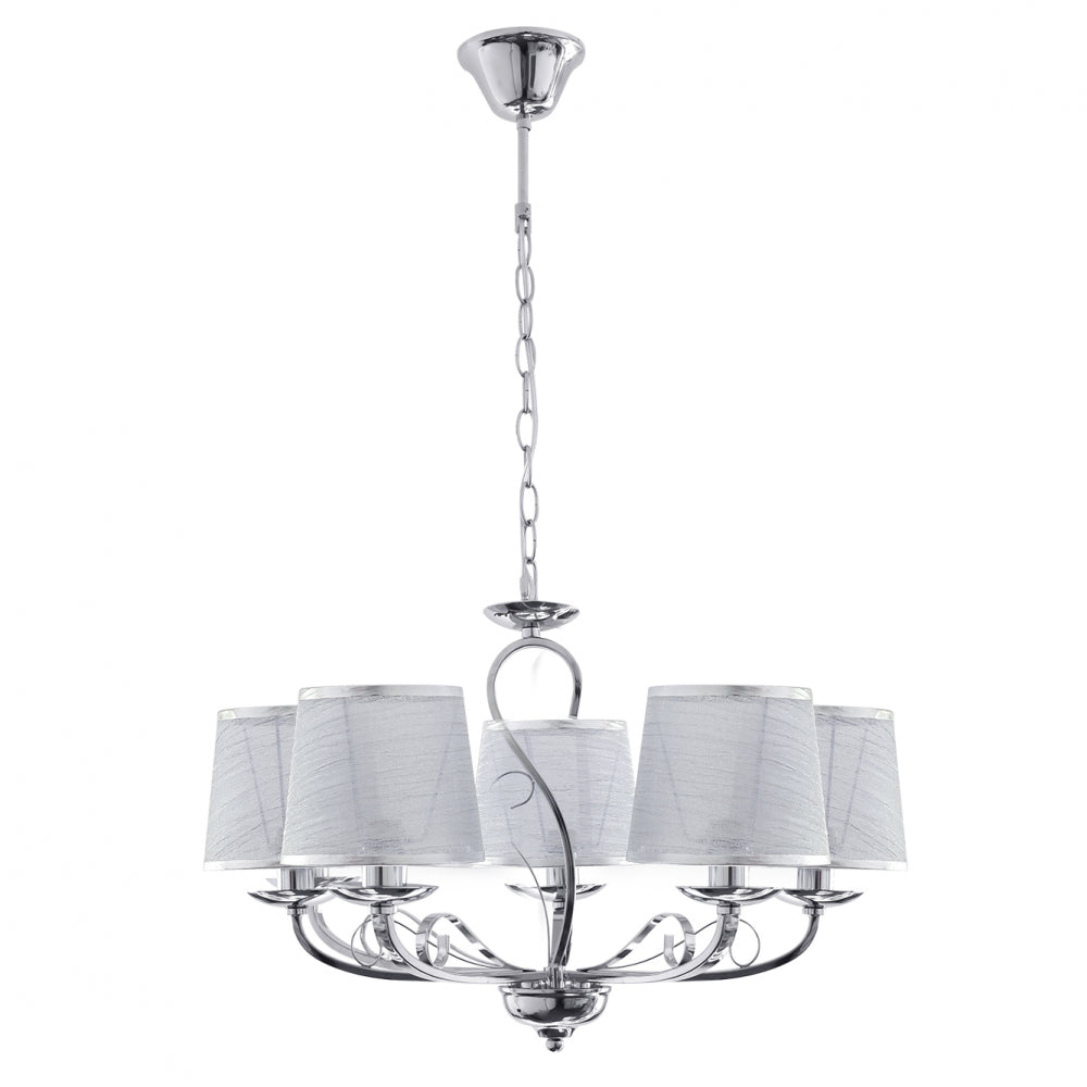 Lámpara de techo Sumba Fabrilamp / Abrila clásica cromo, ref. 117955020