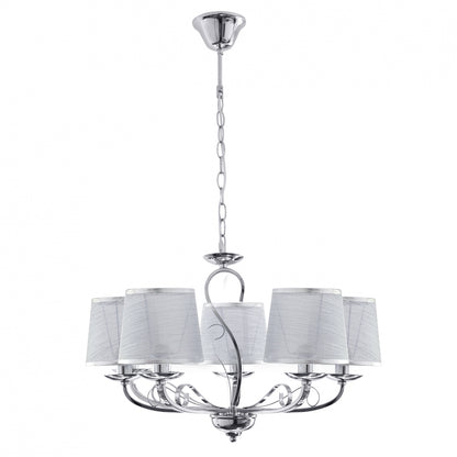 Lámpara de techo Sumba Fabrilamp / Abrila clásica cromo, ref. 117955020
