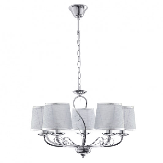 Lámpara de techo Sumba Fabrilamp / Abrila clásica cromo, ref. 117955020