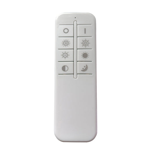 Lámpara Dunia fabricada en aluminio color blanco con difusor de policarbonato