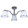 Lámpara de techo clásica Trebol Fabrilamp / Abrila 151653020 cromo y blanca