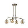 Lámpara Varanasi Moderna Cuero y Cristal Fabrilamp / Abrila 154454014