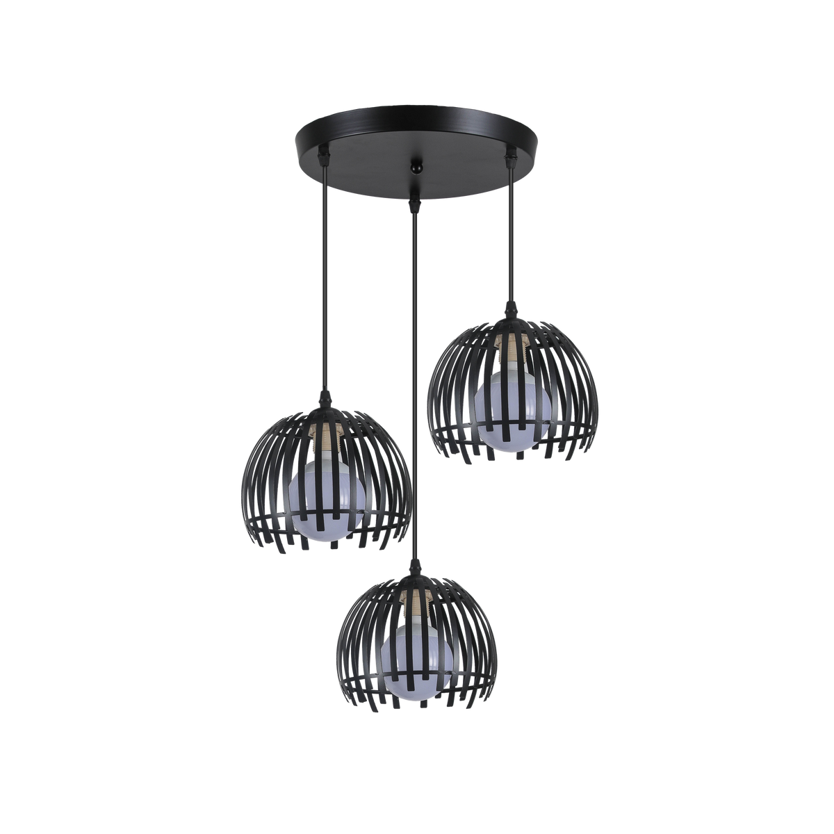 Plafón de Techo Colgante Latina 3 Luces E27 Metal Fabrilamp - vista principal | Fabrilamp / Abrila · Ref. 224583009