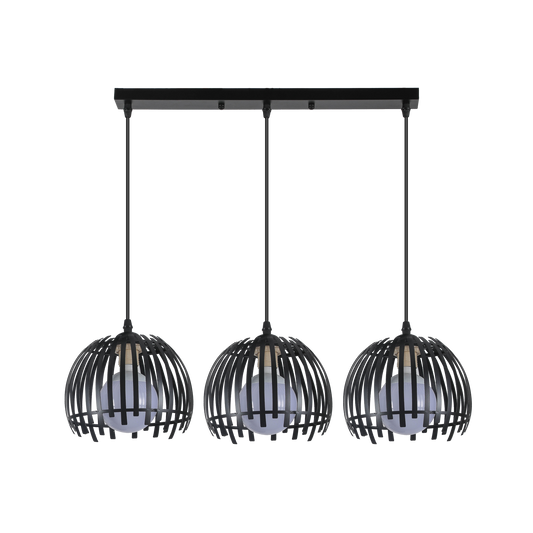 Lámpara Colgante Latina 3 Luces E27 Metal Fabrilamp - vista principal | Fabrilamp / Abrila · Ref. 224593009