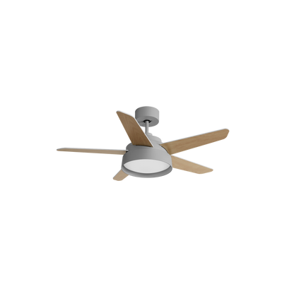 Ventilador de Techo con Luz Lebeche 132 cm Gris Fabrilamp - vista principal | Fabrilamp / Abrila · Ref. 180791568