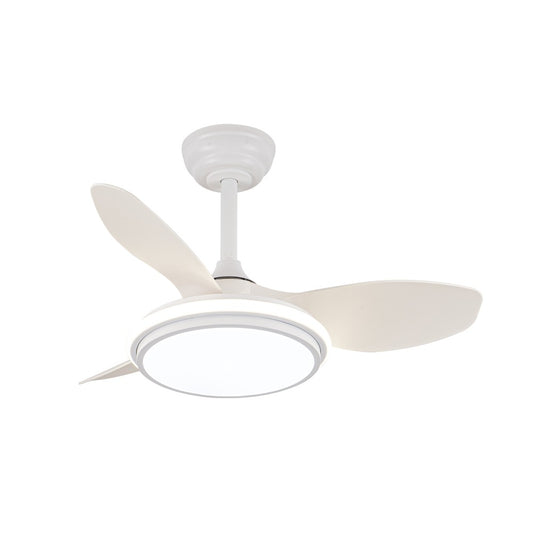 Ventilador de Techo con Luz LED Stel TL Mini 35W Blanco CristalRecord - vista principal | CristalRecord