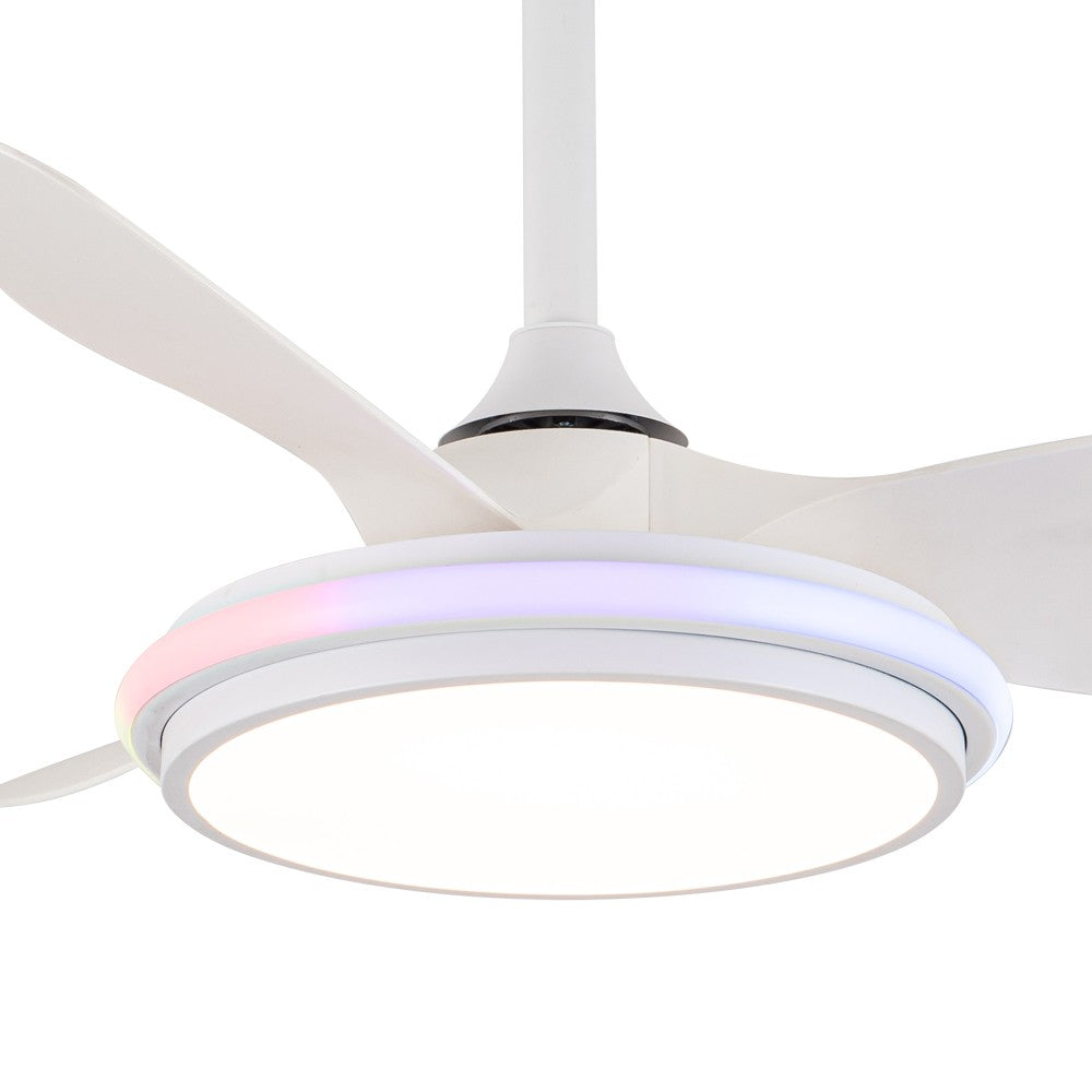 Ventilador de techo LED con motor DC silencioso de CristalRecord