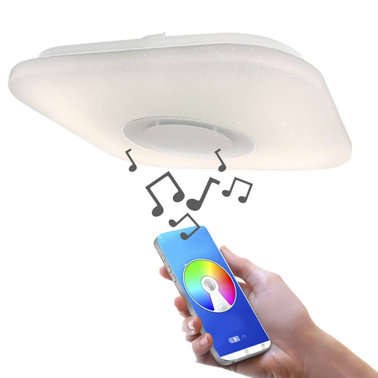 Plafón LED RGB Smart con Altavoz CristalRecord 26-616-36-000