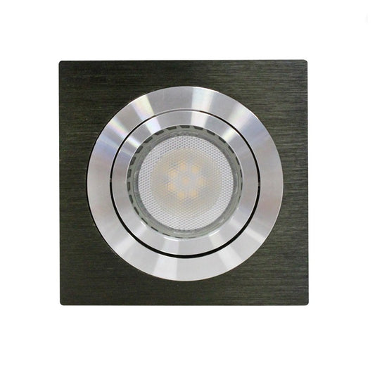 Empotrable LED GU10 CristalRecord, diseño cuadrado, referencia 001339004036