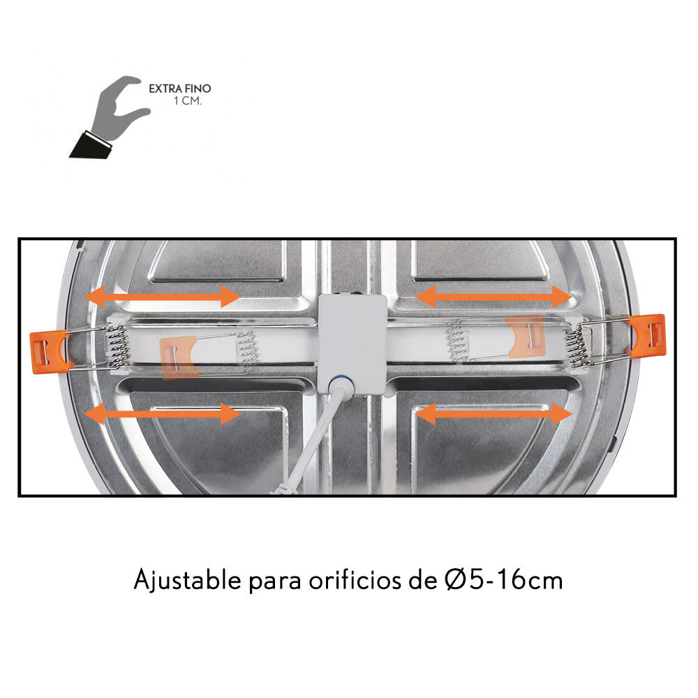 Downlight LED Empotrable Lejania Frío Fabrilamp - imagen 4 | Fabrilamp / Abrila · Ref. 179781501