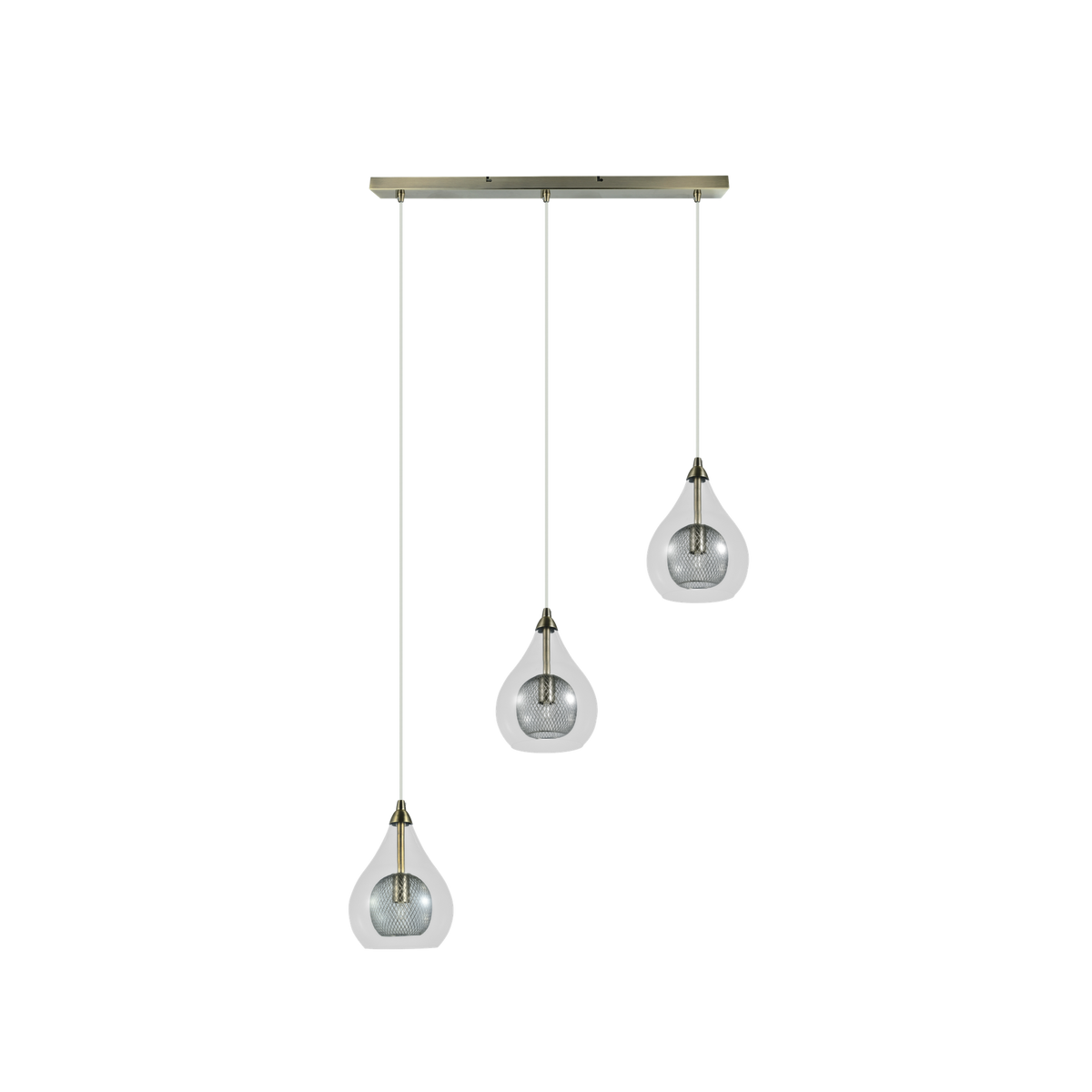 Lámpara Colgante Lhasa 3 Luces G9 65 cm Fabrilamp - vista principal | Fabrilamp / Abrila · Ref. 154093014