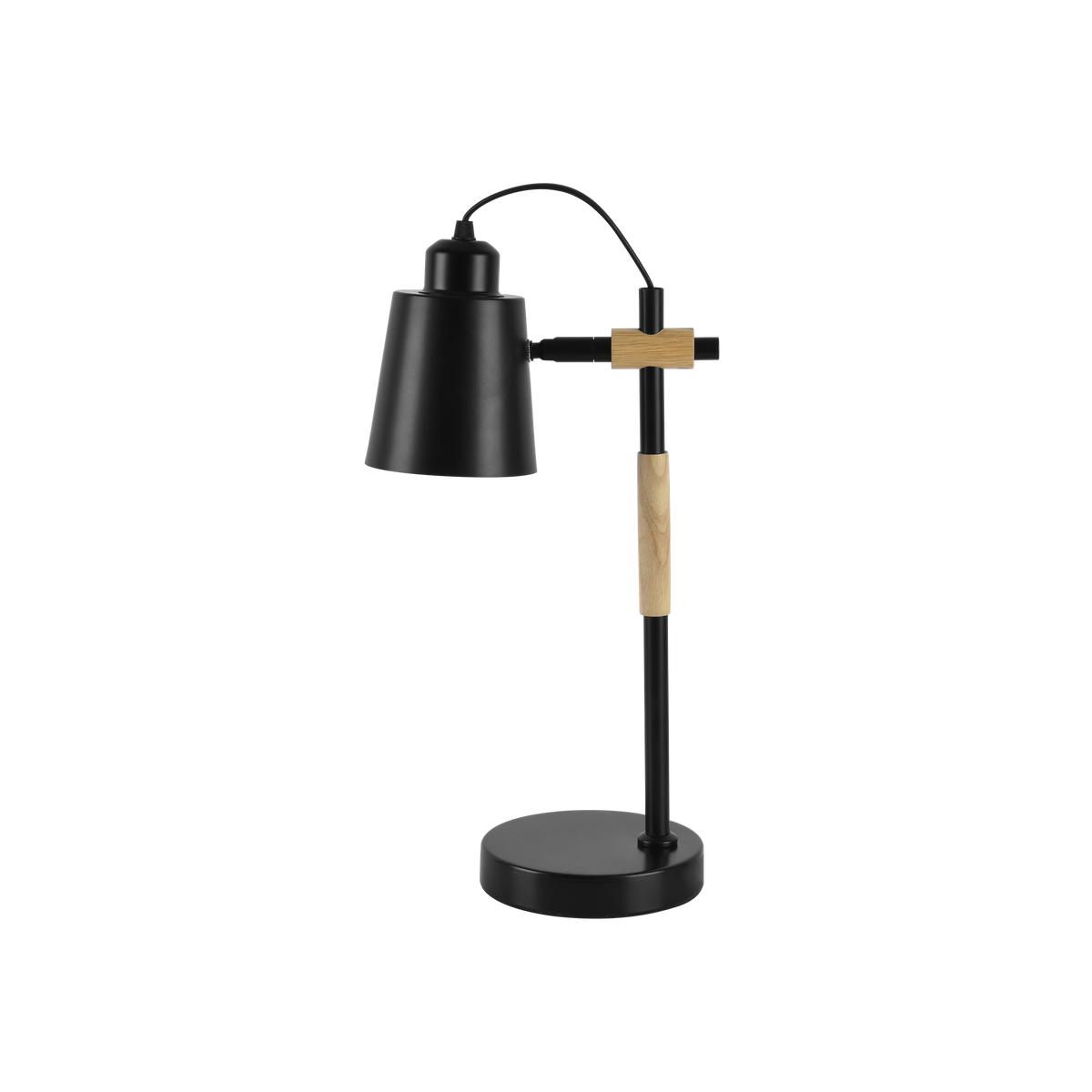 Flexo de Bombilla Liena Negro / Haya – vista principal · Ref. 246671088