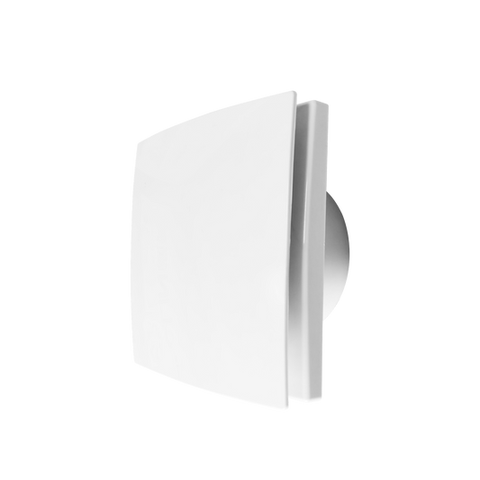 Extractor de Baño Lille 15W Blanco Cuadrado para Tubos de 10 cm Fabrilamp - vista principal | Fabrilamp / Abrila · Ref. 239461501