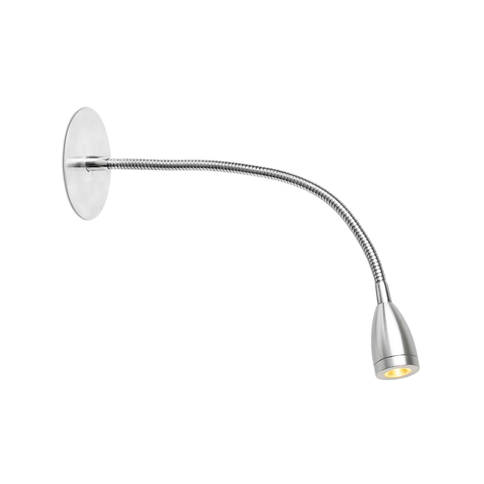 Modelo 3D interactivo y realidad aumentada de Flexo Empotrable LOKE LED 3W 32 cm 3000K Cromo FARO