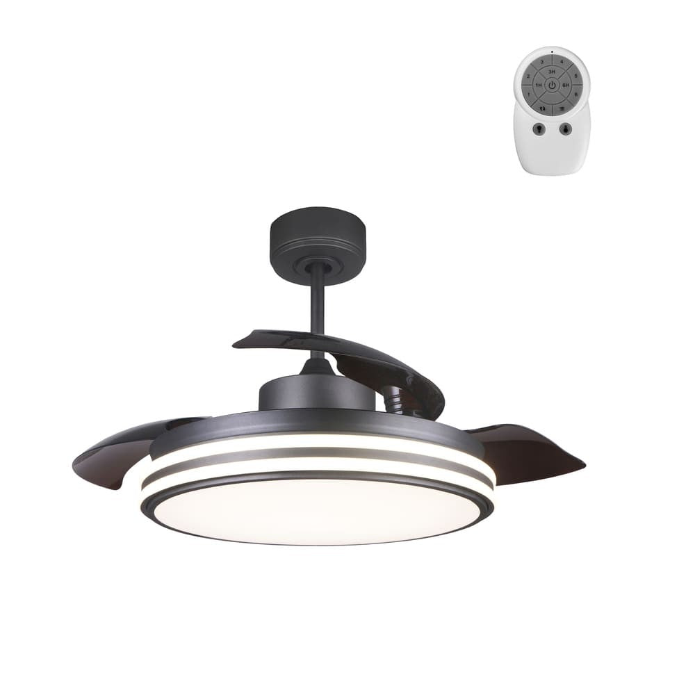Ventilador Louis fabricado en Acero color Negro con palas ABS