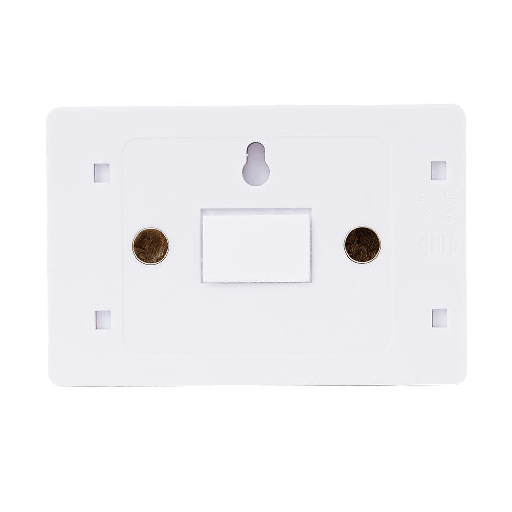 Luz LED compacta con imán y adhesivo ideal para armarios