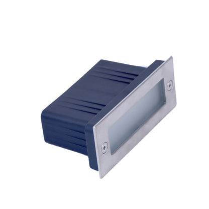 Luz de escalera fabricada en Aluminio color Plata