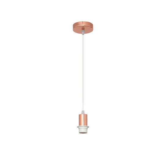 Armazón Colgante Maldivas Oro Rosa 1xE27 Fabrilamp - vista principal | Fabrilamp / Abrila · Ref. 11069PA11