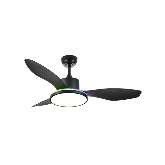 Ventilador de Techo Mandala Negro – vista principal · Ref. 246091309