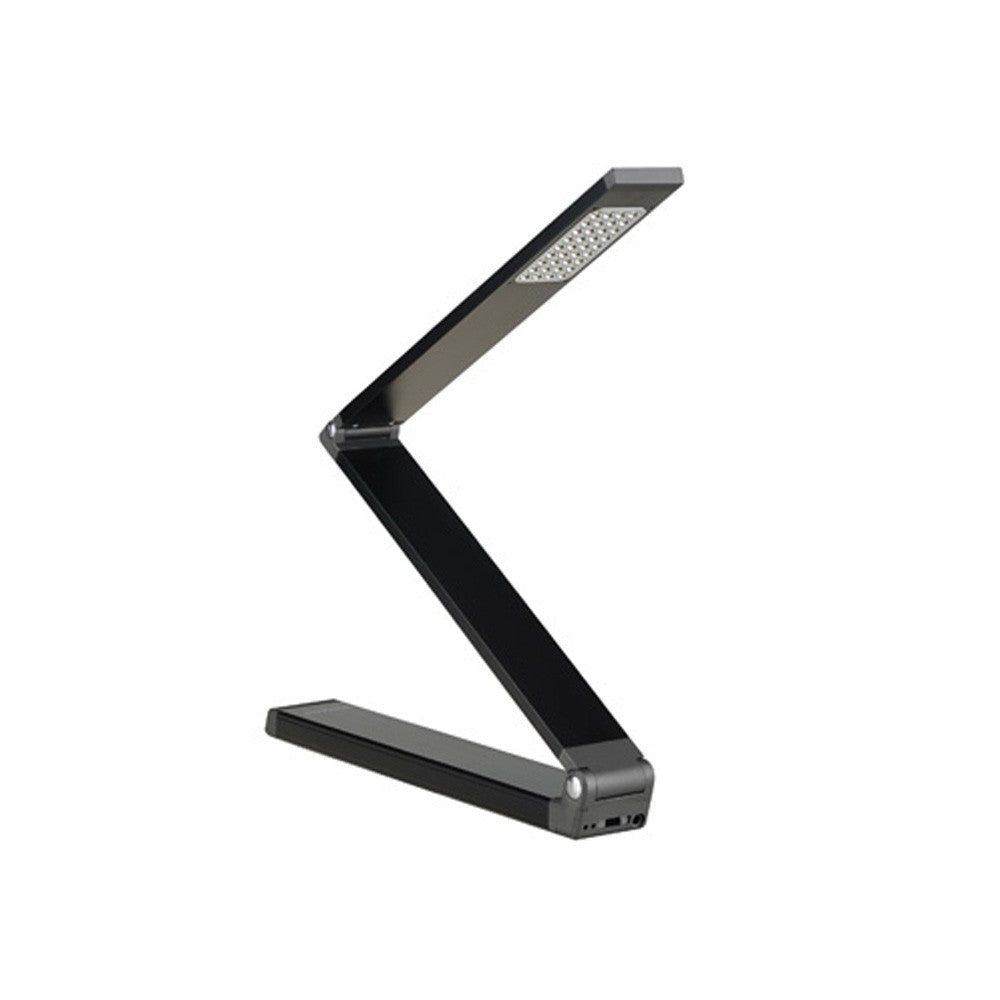 Flexo LED Plegable Marte Negro CristalRecord 04-333-36-180 para escritorio