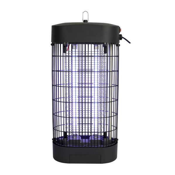 Mata insectos eléctrico Torrido 16W negro con luz ultravioleta, fácil limpieza. Fabrilamp.