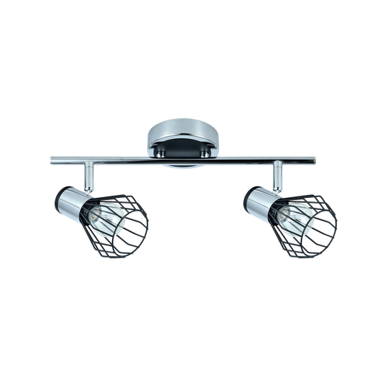 Regleta de Techo Mateo 2 Focos E14 Fabrilamp - vista principal | Fabrilamp / Abrila · Ref. 142292009