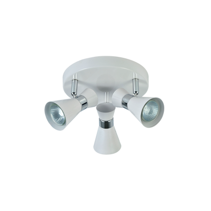 Plafón de Techo Orientable Máximo 3xGU10 Fabrilamp - vista principal | Fabrilamp / Abrila · Ref. 142353001