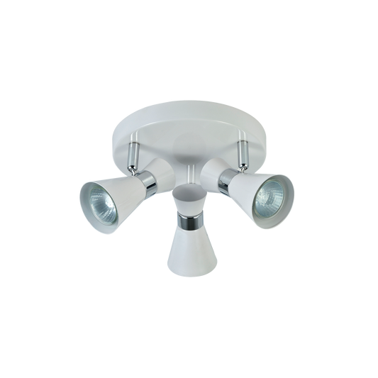 Plafón de Techo Orientable Máximo 3xGU10 Fabrilamp - vista principal | Fabrilamp / Abrila · Ref. 142353001
