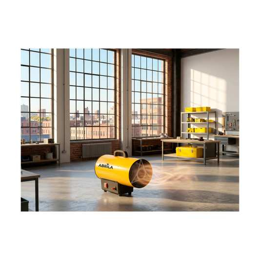 Calefacción industrial Micra Amarillo/Negro – vista principal · Ref. 282011550