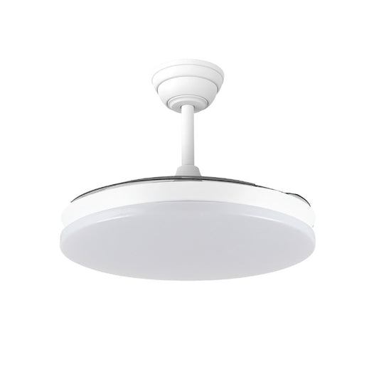 Ventilador de techo fabricado en Hierro y ABS color Blanco
