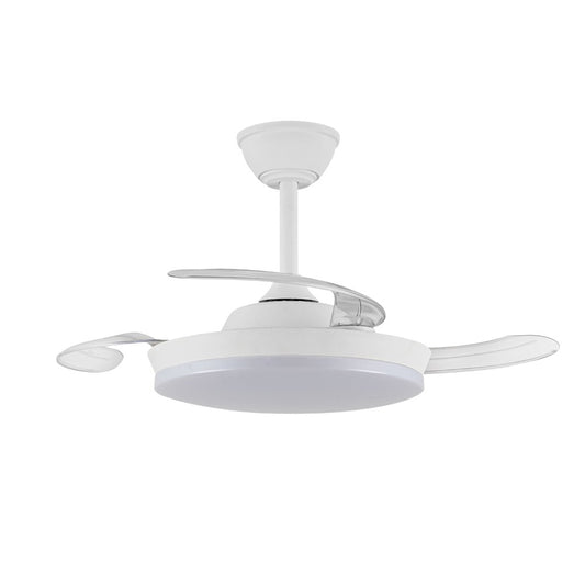 Ventilador Milky S Eco fabricado en Acero color Blanco