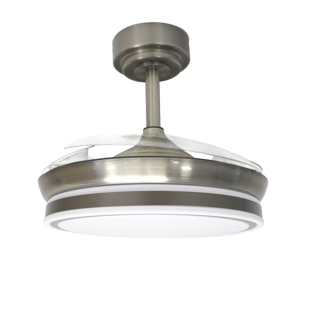 Ventilador de techo LED con motor DC silencioso y 5580 m³/hr de flujo de aire