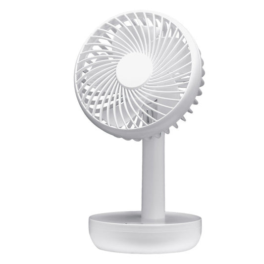 Miniventilador de Sobremesa Recargable Lemosin 5W Blanco Fabrilamp - vista principal | Fabrilamp / Abrila