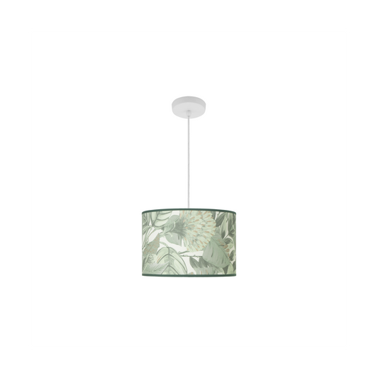 Pantalla Textil Moda Hoja Verde / Blanco – vista principal · Ref. 212493011