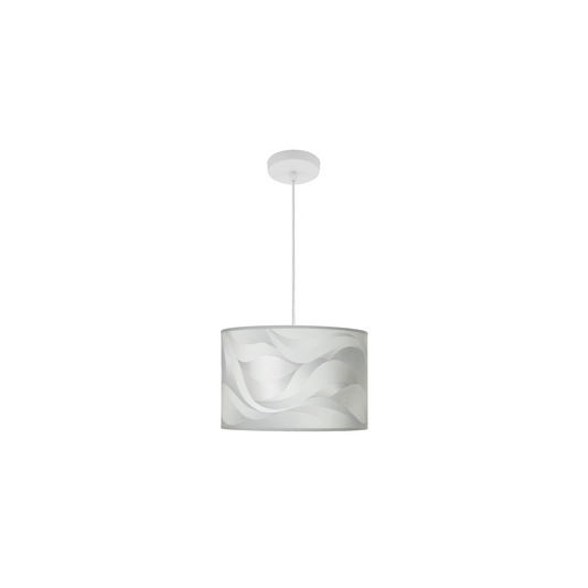 Lámpara Colgante Moda 30 cm Pantalla Textil Fabrilamp - vista principal | Fabrilamp / Abrila · Ref. 212493031