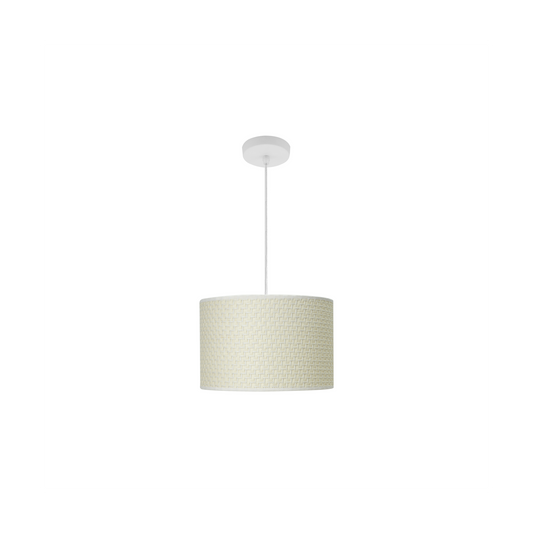 Lámpara Colgante Moda 30 cm Pantalla Textil Fabrilamp - vista principal | Fabrilamp / Abrila · Ref. 212493051
