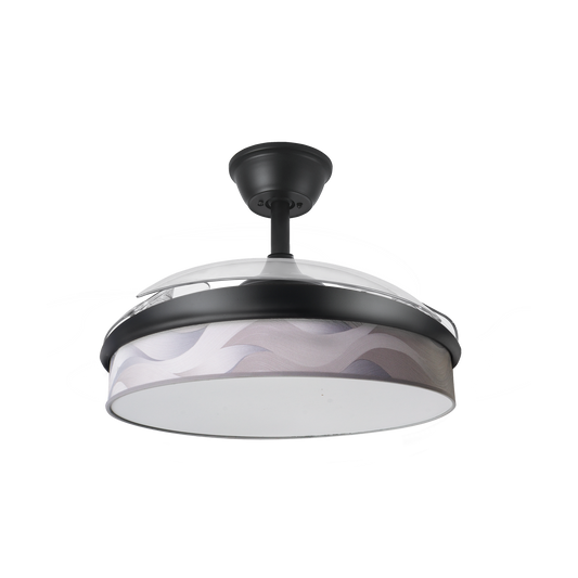 Ventilador de Techo con Luz MODA Aspas Retráctiles Fabrilamp - vista principal | Fabrilamp / Abrila · Ref. 212480309