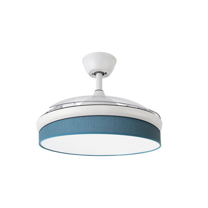 Ventilador de Techo con Luz MODA Aspas Retráctiles Fabrilamp - vista principal | Fabrilamp / Abrila · Ref. 212480801