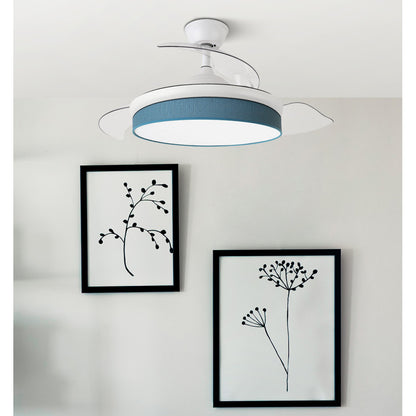 Ventilador de Techo con Luz MODA Aspas Retráctiles Fabrilamp - imagen 3 | Fabrilamp / Abrila · Ref. 212490801