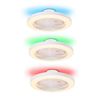 Lámpara ventilador moderna ideal para dormitorio