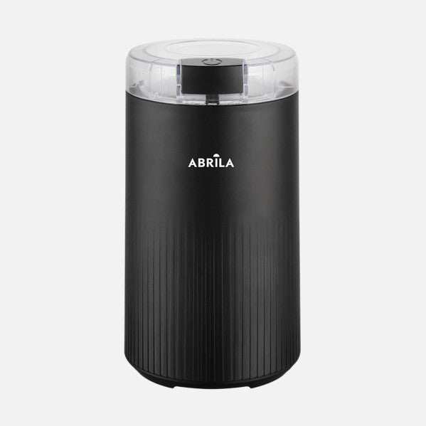 Molinillo de Café Eléctrico Cirano 200 W Negro Fabrilamp - Vista frontal principal en fondo blanco | LuzGurú