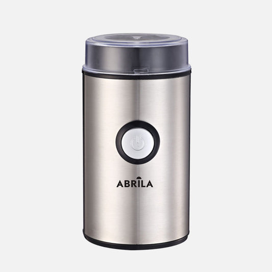 Molinillo de Café Eléctrico Liberto 200 W Acero Inoxidable Fabrilamp - Vista frontal principal en fondo blanco | LuzGurú