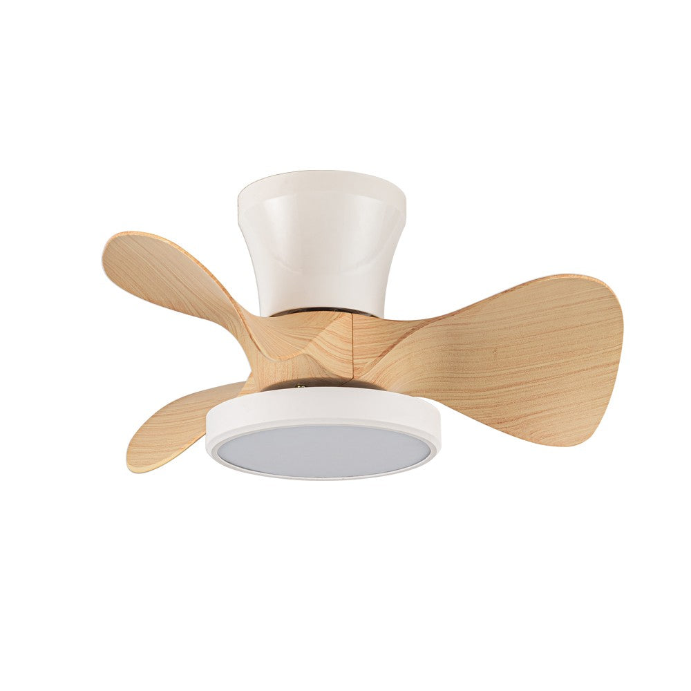 Ventilador de Techo LED Moll Blanco y Madera CristalRecord 85-401-22-106